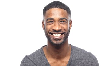Man with straight smile using Invisalign in Chevy Chase.